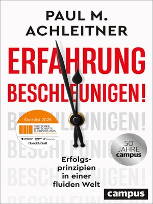 cover image of Erfahrung beschleunigen!
